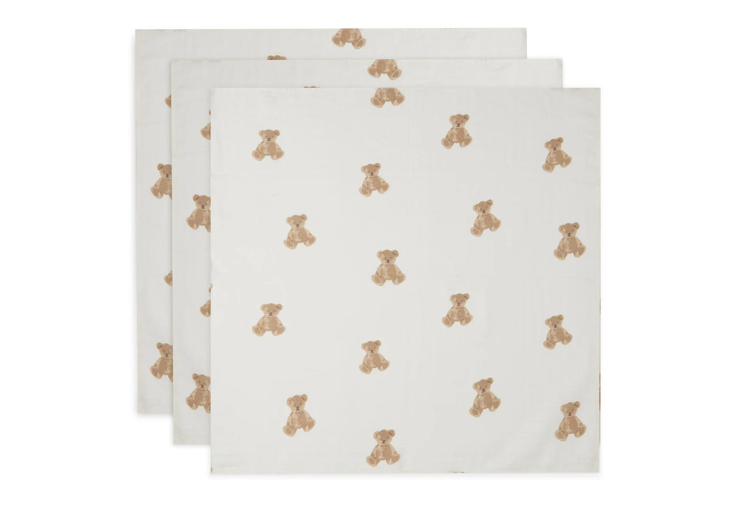 Hydrofiele doek teddybeer - 3 Stuks