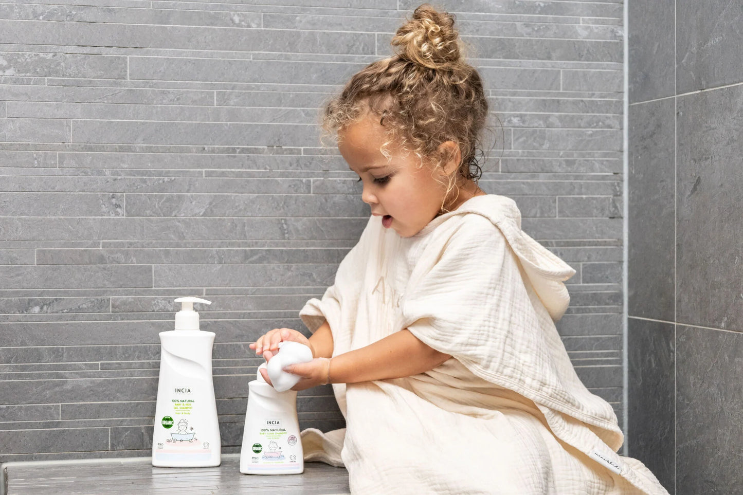 INCIA natuurlijke schuimende baby shampoo